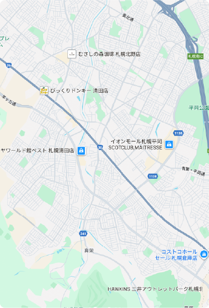 きよっちメディカルバス ルートマップ