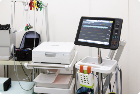 心電図、血圧脈波検査装置